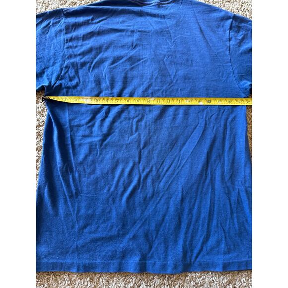 Vintage MLB Chicago Cubs Champion USA Made Single Stitched Blue XL T-Shirt - Picture 6 of 7